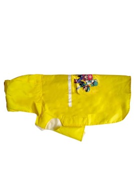 Super Dog Jacket Yellow Raincoat Size 28